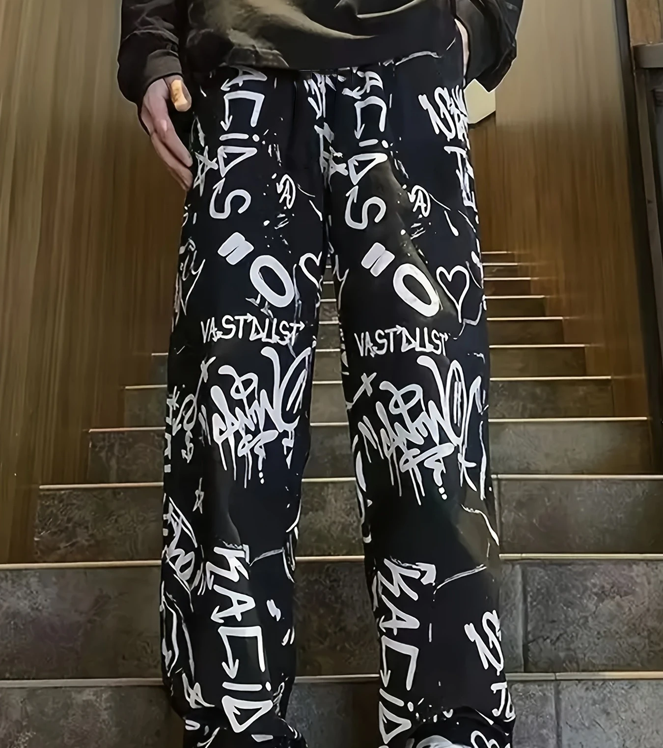 

Горячая новинка 2026: Летние модные брюки в стиле ретро-готика и хип-хоп для отпуска и фитнеса с 3D-принтом, уличный стиль, большие размеры