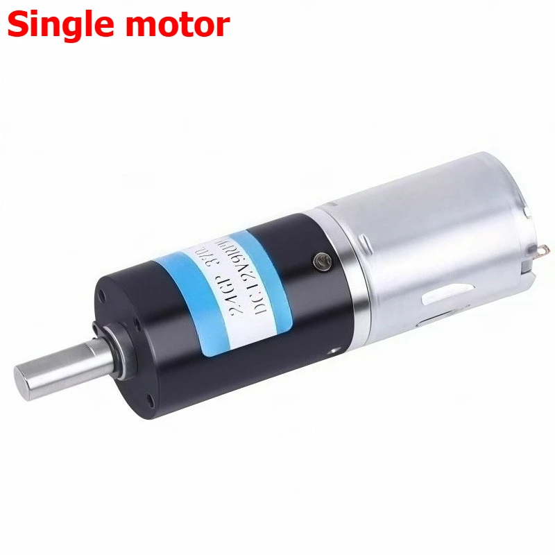 Miniature DC Speed Reduction Motor 12V, 24V, 6V Small Motor, 24mm, 370 Planetary Gears, Low-speed, Slow-speed Small Motor