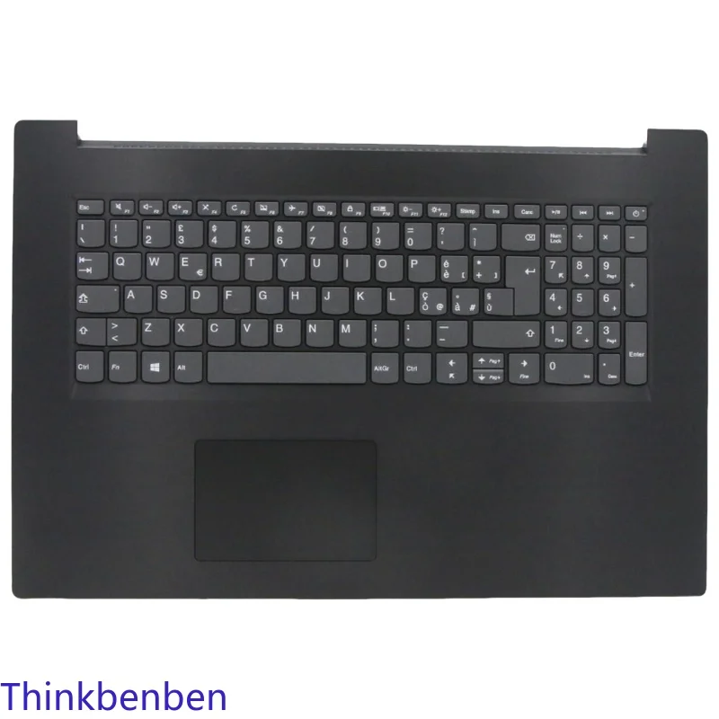 IT Italian Black Keyboard Upper Case Palmrest Shell Cover For Lenovo Ideapad L340 17 17API 17IWL 5CB0S17138