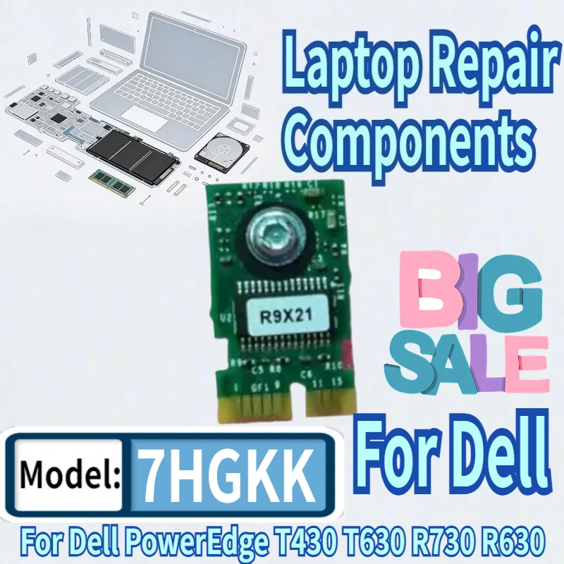 For Dell PowerEdge T430 T630 R730 R630 Trusted Platform Module TPM 1.2 Encryption Card 7HGKK 4DP35 M48YR R9X21
