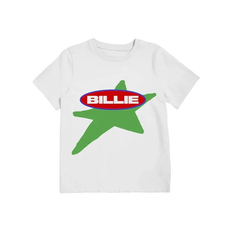 Hot Billie Eilish American Lyricist and Singer Offers Rock-themed Loose-fitting Men's and Women's T-shirts