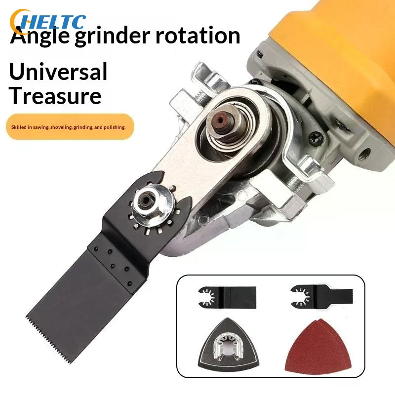 100/115/125 Type Angle Grinder Modification Kit With Saw Blades Sanding Discs Installation Tools For DIY Woodworking Cutting