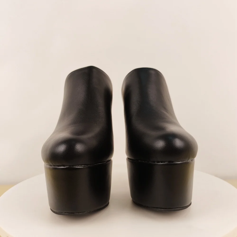 منصة كعب رفيع موضة شباشب عالية الكعب أحذية النساء Zapatos Mujer