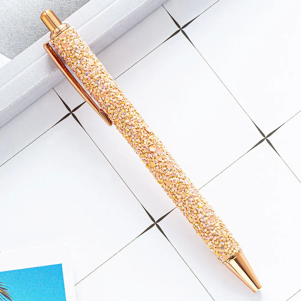 

7pcs Portable Ballpoint Pens Smooth Writing Exam Essential Office School Supply Metal Cute Pens For Daily Use