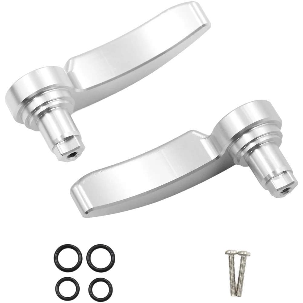 For-Harley Touring Road Glide/Road King/FLHR/FLTRX Saddlebag Latch Levers Kit Aluminum Alloy Enhanced Security Easy Installation