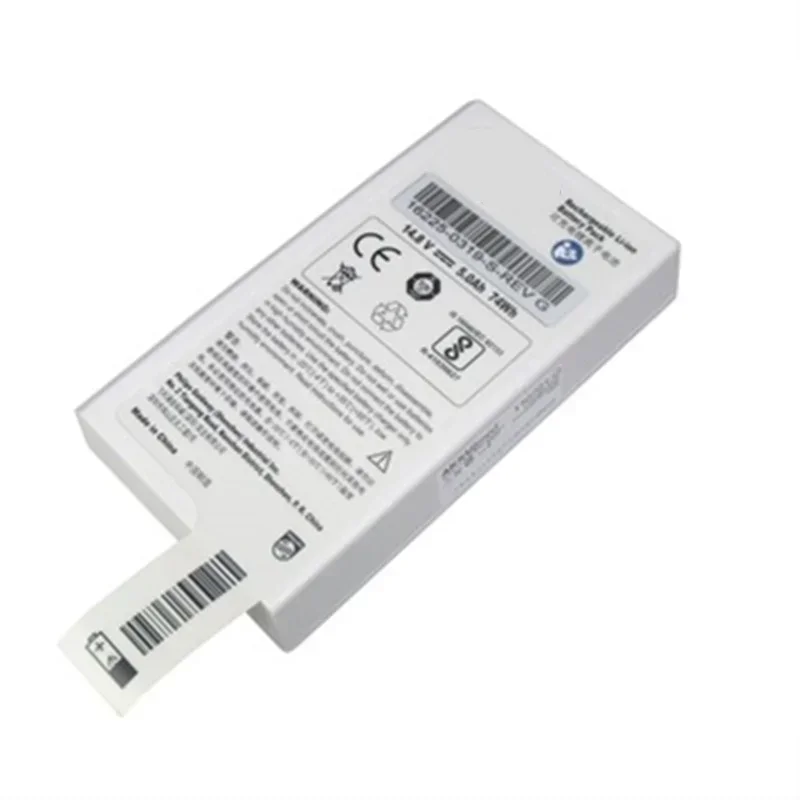 14.8V 5000mAh Li-ion Medical Replacement Battery for DFM100 989803190371 4ICR19/66-2 Vital Signs Monitor Battery