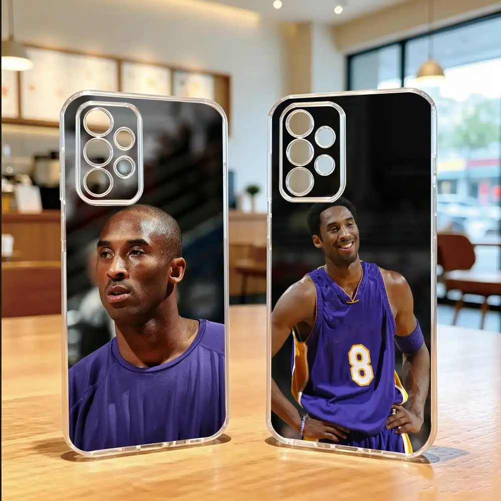 Basketball K-Kobe B-Bryant 8 24  Phone Case Transparent Silicone Soft For Samsung S25,S24,S21,S22,S23,S30,Ultra,S20,Plus,Fe