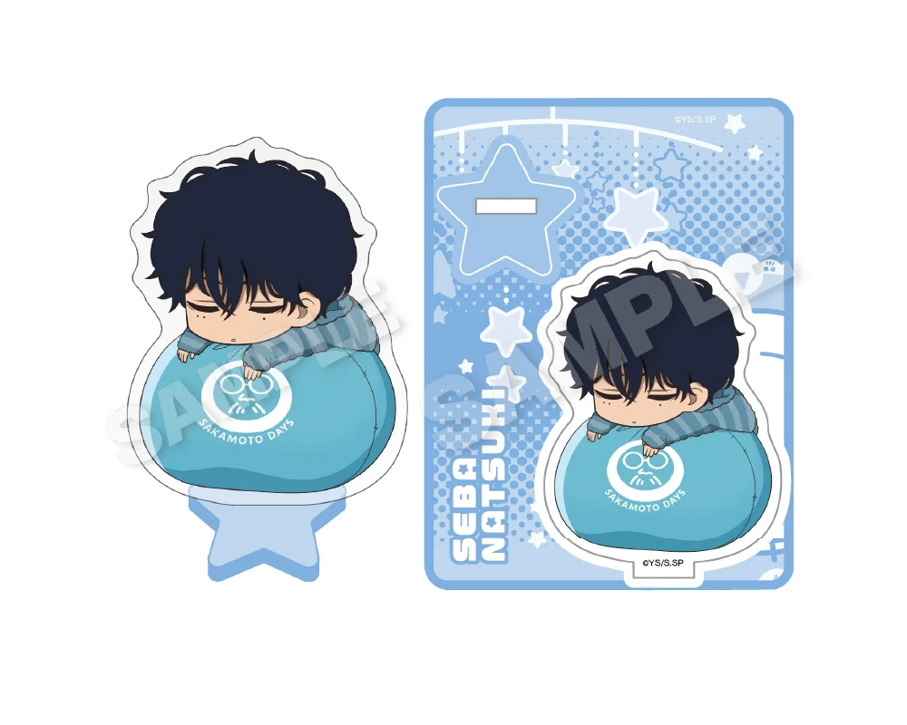 10cm Anime SAKAMOTO DAYS Acrylic Stand Keychain Cosplay Characters Ornament Accessories Christmas Collection Gift
