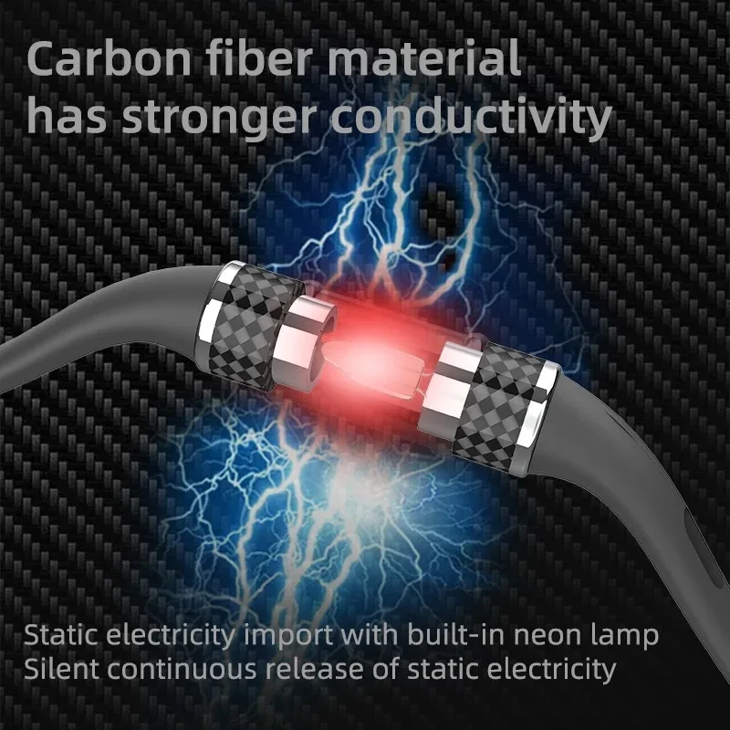 New Antistatic Band Wrist Strap Winter Safe Anti-static Bracelet Electrostatic Remover Key Ring Elimination Vehicle Supplies 1Pc