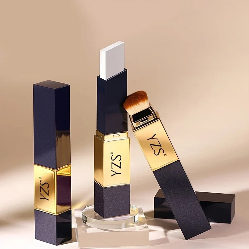 Yzs-双頭メイクアップスティック、フェイスコンシーラー、明るい輪郭、ブラシ、メイクアップ、スティック、2 in 1