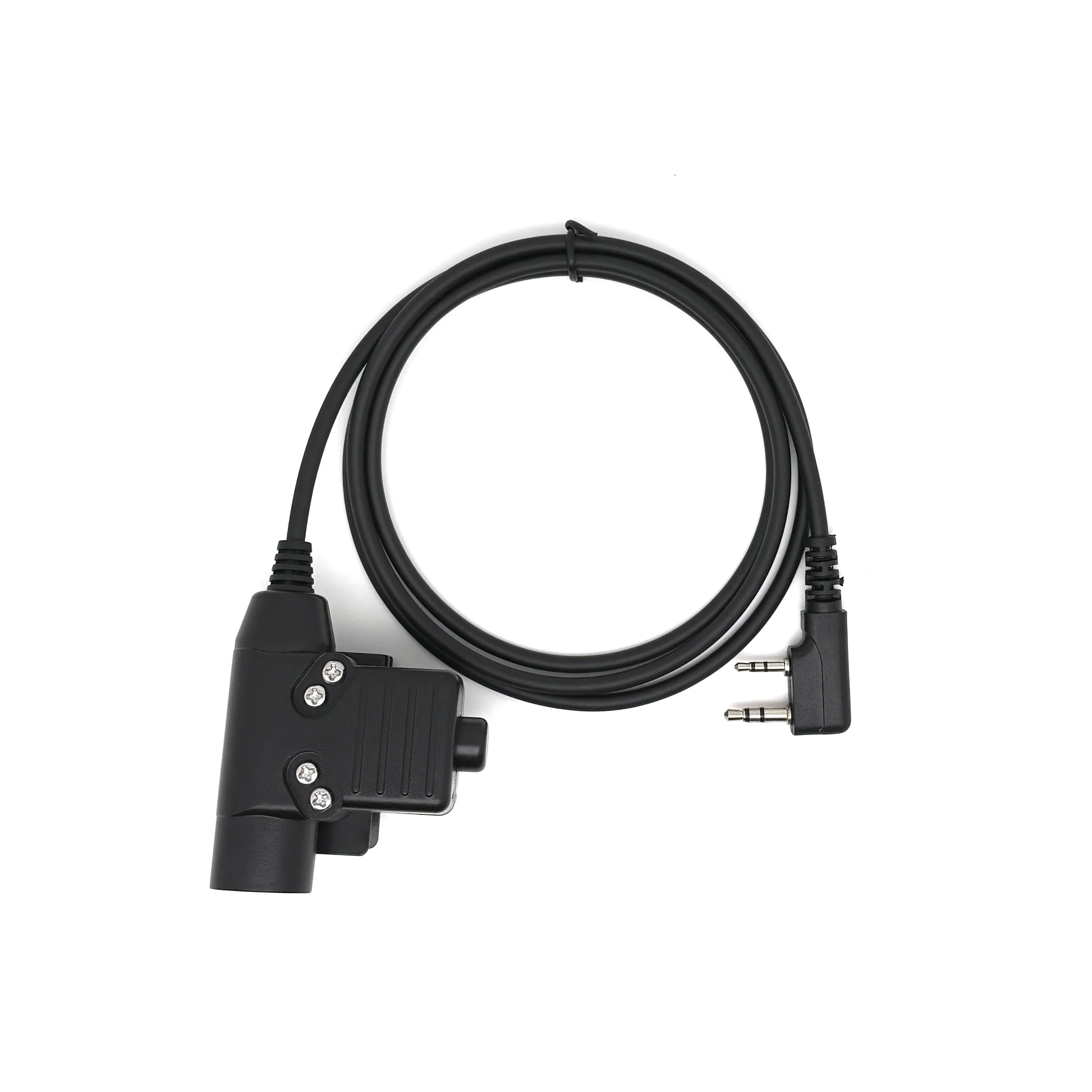 Heavy Duty Walkie Talkie Throat Mic U94 PTT Neck Radio Nato Tactical Headset for Baofeng Kenwood UV-5R TYT Communication Equipme