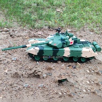 Henglong 3899a Large Simulation Electric Remote Control Tank Sound And Light Collection Military Model Boy Toy Birthday Gift