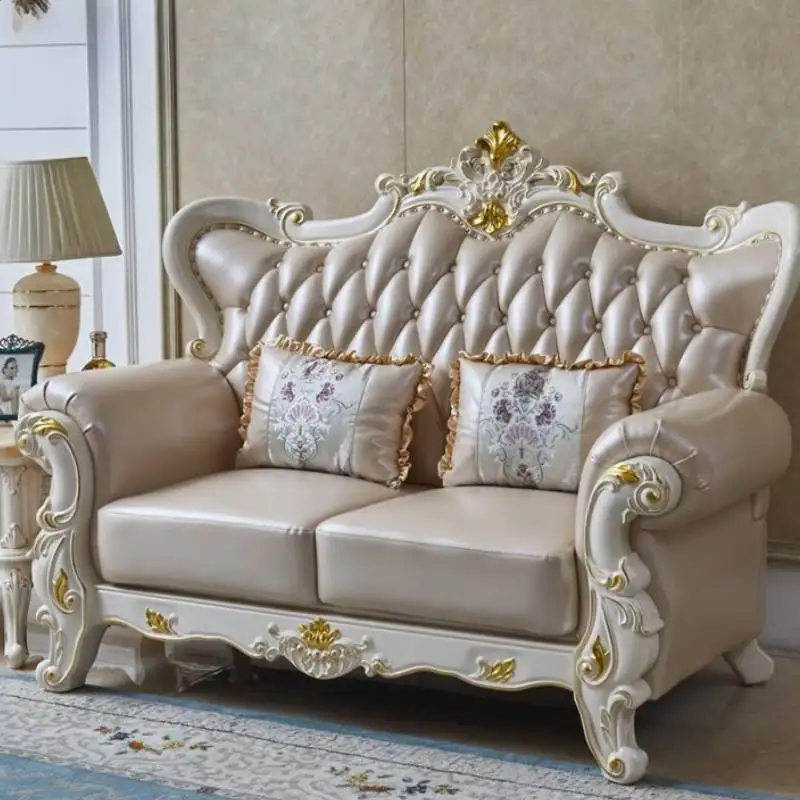 Beige Puff Living Room Sofas Designer Vintage Two Person Single Living Room Sofas Floor Modern Divano Moderno Furniture Home
