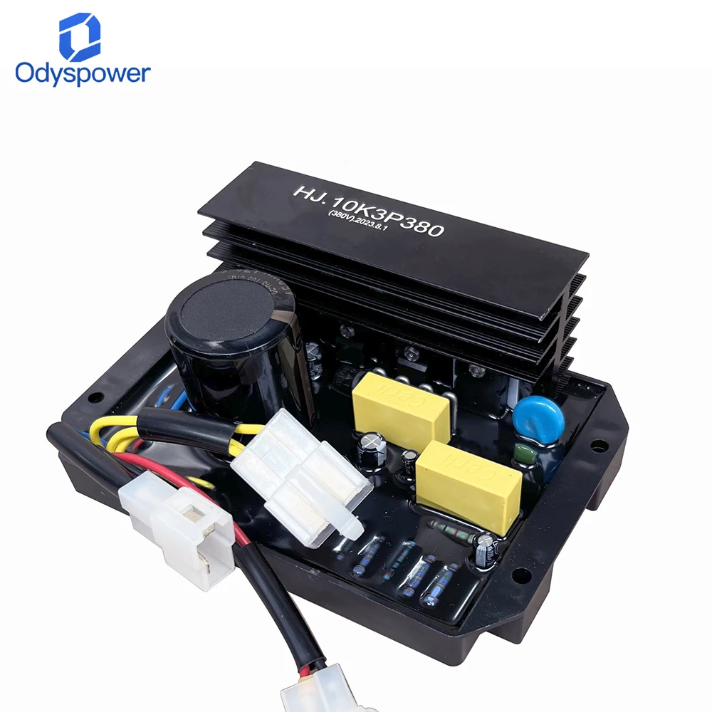

HJ.10K3P380 3Phase AVR diesel Generator Automatic Voltage Regulator Stabilizer Control Module 10KW 20KW 7 wires