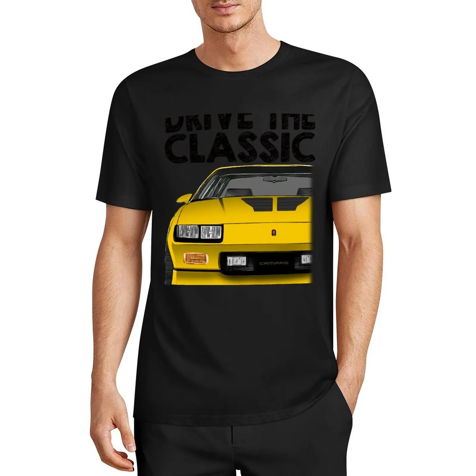 85-90 Camaro Iroc-Z Yellow T-Shirt quick-drying custom shirt graphic t shirts customs design your own mens t shirts pack