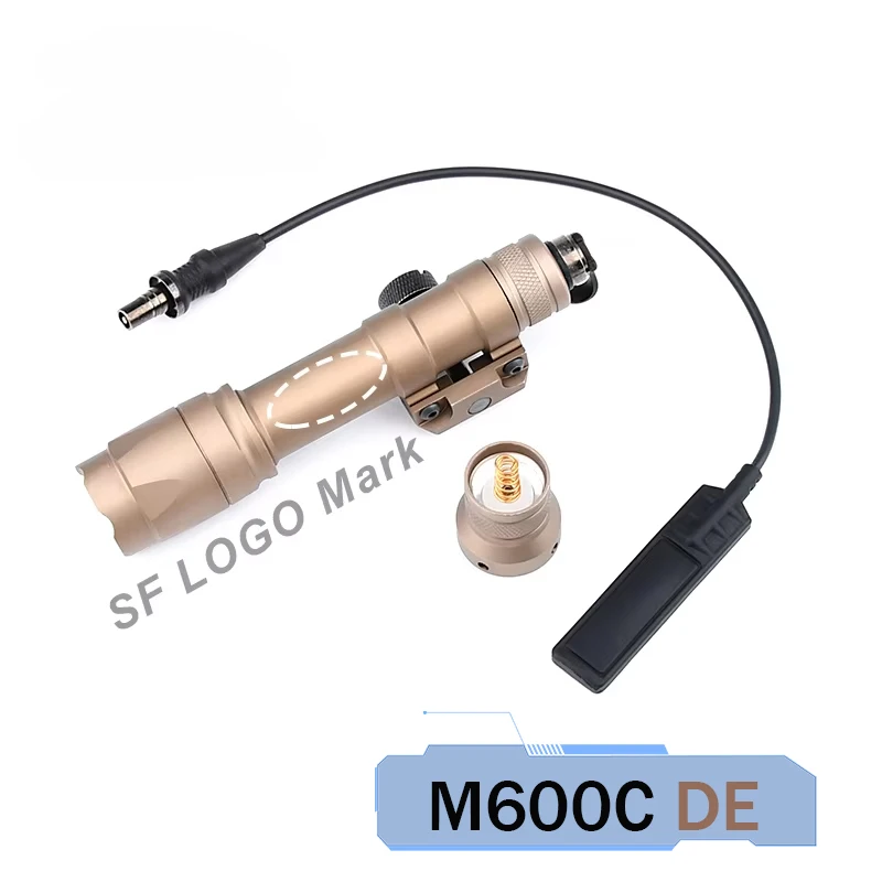 DBAL A2 Rood Groen Dot Laser Surefi M300 M600 Zaklamp Drukschakelaar Jacht Airsoft Wapen Licht Voor 20mm MLOK KEYMOD Rail