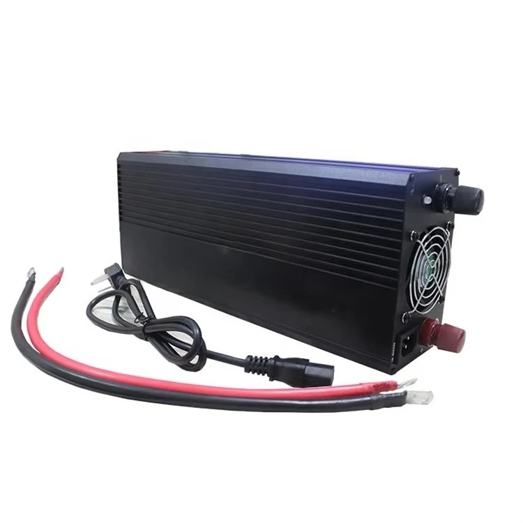 Power Inverter Dc 24v to 220v, Lithium Charger 1500w Improved Sine Wave Inverter for Rv