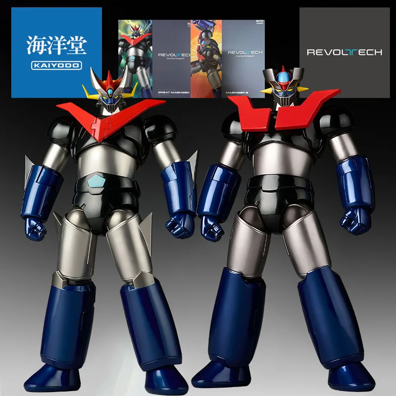 Figura de Anime Revoltech Original de KAIYODO, Great Mazinger y Mazinger Z Angel, Figura de Acción, Juguetes para Niños, Regalo Coleccionable
