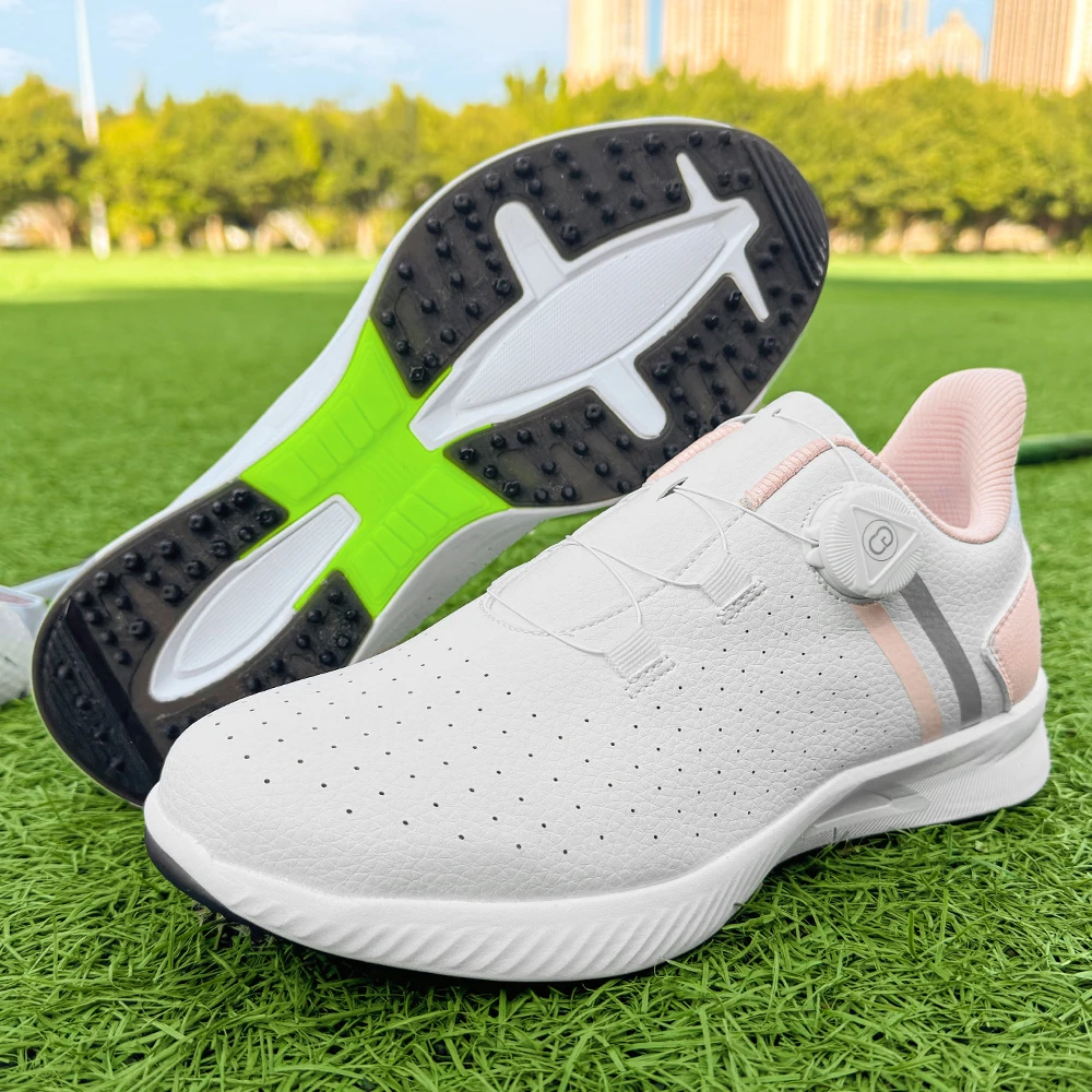 New Golf Shoes Women Spikeless Golf Sneakers Outdoor Luxury Walking Footwears