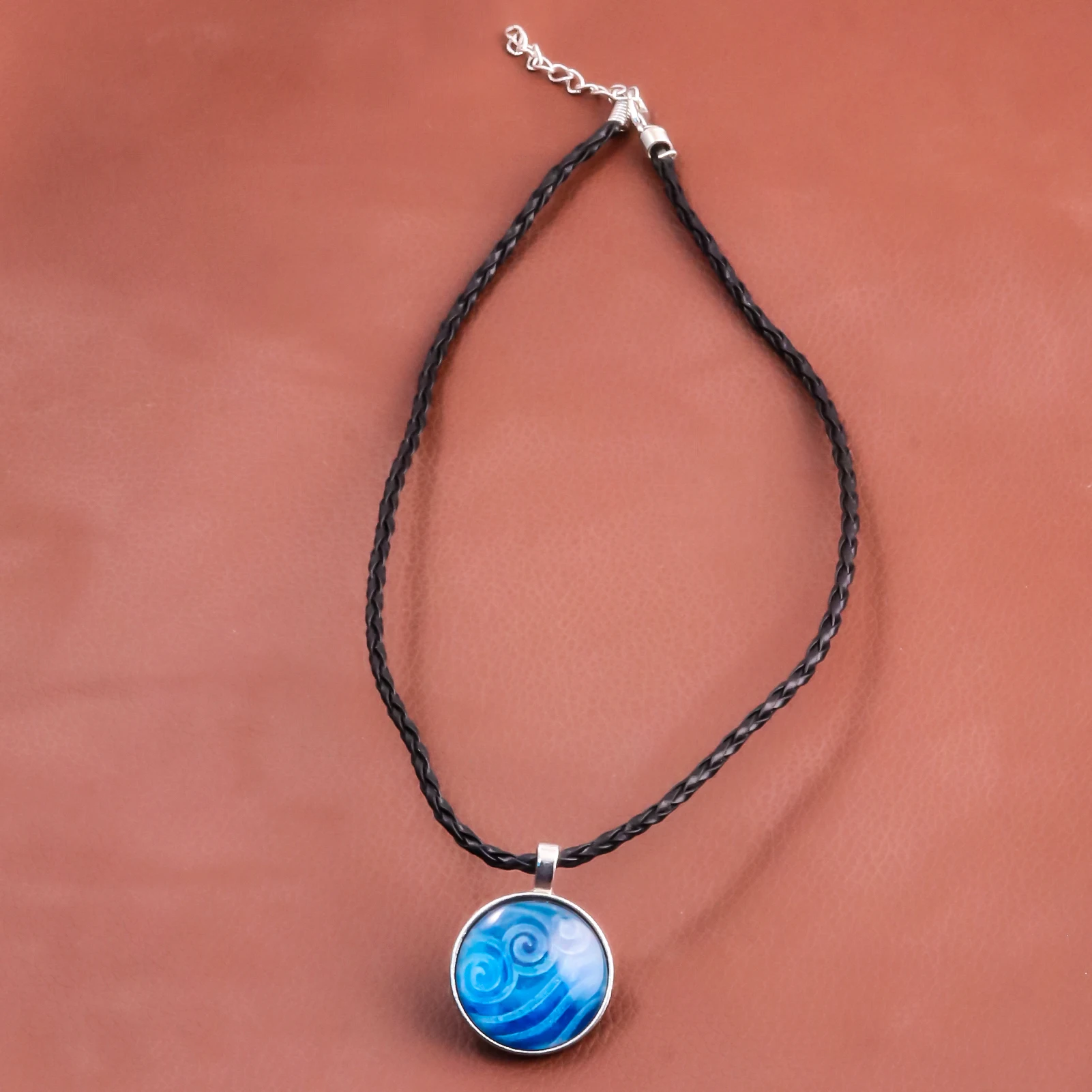 Avatar The Last Airbender Necklace Kingdom Jewelry Anime Katara   Water Tribe Pendant Glass Dome Necklace Cosplay Props Jewelry - view 4