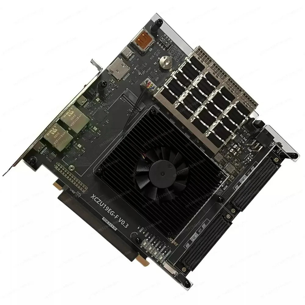 Full-size FPGA Development Board MPSoC XCZU19EG FMC HPC QSFP28 100G Optical Port PCIe 3.0