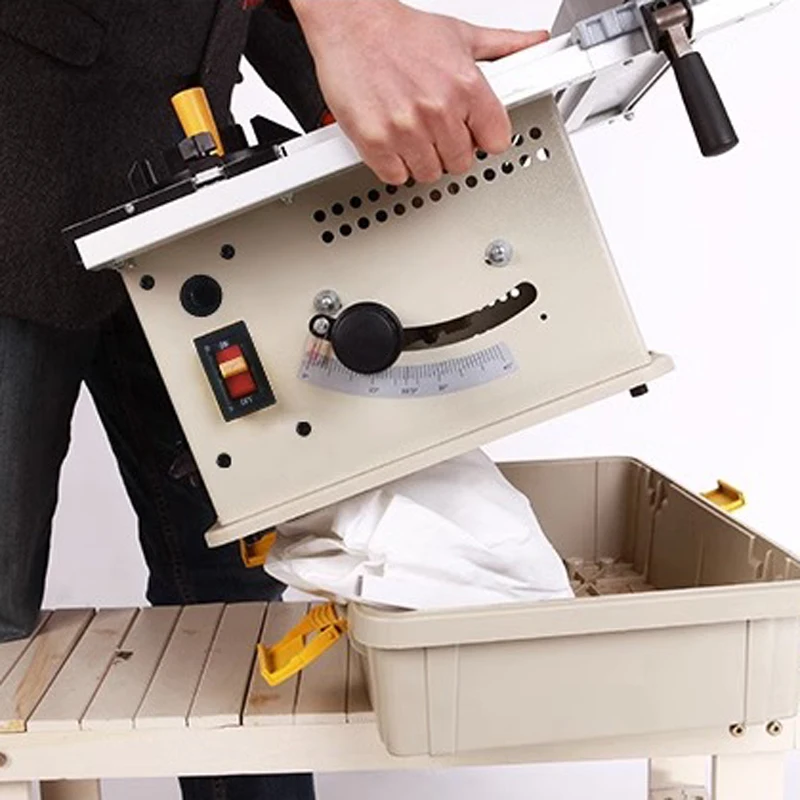 CB165-10 dust-free saw multi-functional solid wood floor chainsaw cabinet installation bevel cut decoration woodworking push tab