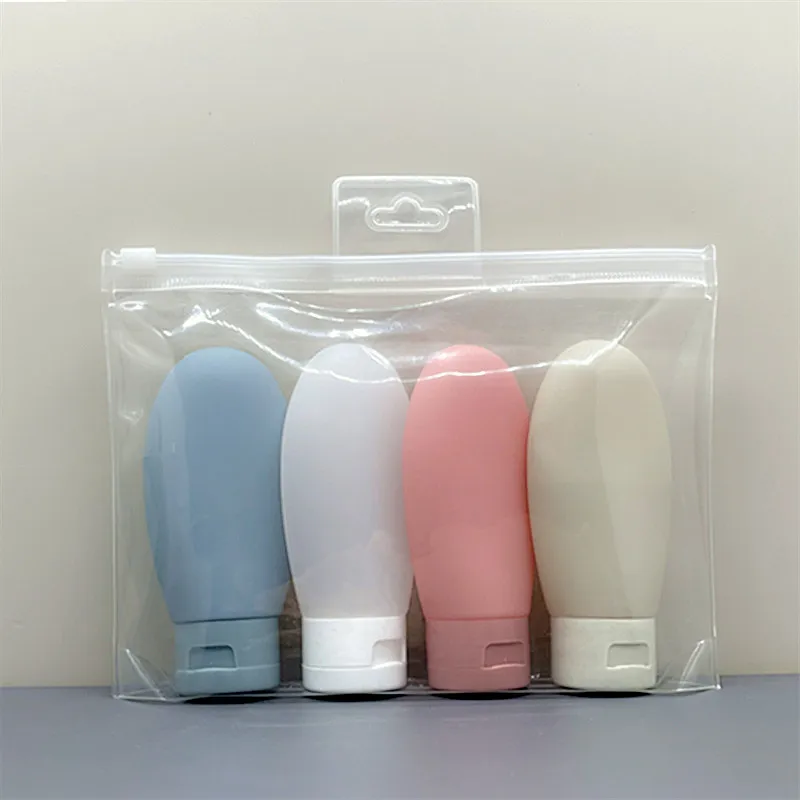 3/4/11Pcs Perfume Bottle Set Refillable Spray Lotion Shampoo Shower Tube Bottling Refill Cosmetic Travel Liquid Container