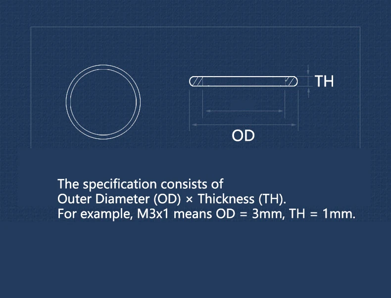 OD 3-60mm Thickness 1/2/3mm White Rubber Seal Ring  Heat Resistant Silicone O-Ring Gasket