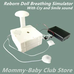 Reborn babypop ademhalingssimulator hart kloppend met huilgeluid voor pasgeboren cadeau pulserend apparaat levensechte babypopaccessoires