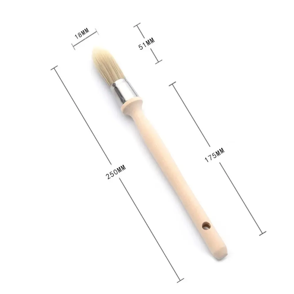 

Gap brush Paint Brush Wooden handle Apply evenly Round head brush Chemical fiber Cleaning Tool Wall Brushing Tools Painting