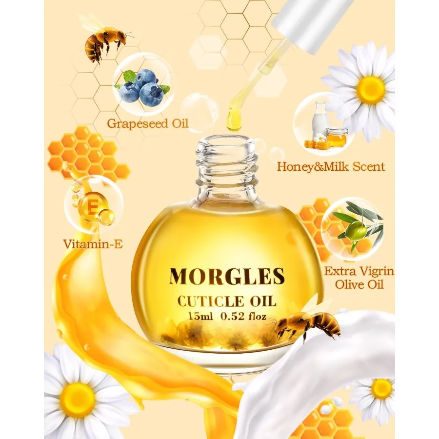 Nail File and Buffer Blocks with Nail Care Kit 13 Pcs Manicure Kit for Women with Milk and Honey Cuticle Oil and Cuticle Trimme