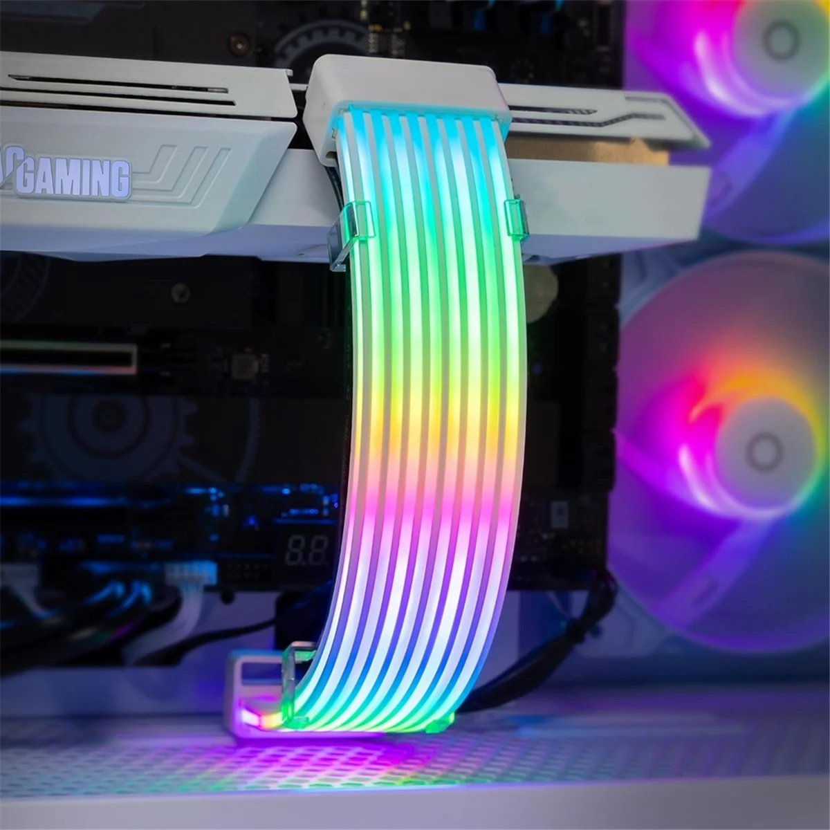 

Эффективная светодиодная лента PC RGB, удлинительный кабель блока питания, набор светодиодных лент с подсветкой