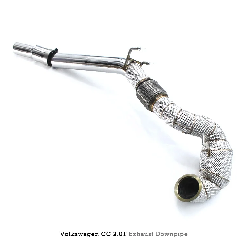 Head Section High flow Pipes Exhaust Pipes branch downpipe Exhaust Pipe with catalyst For VW/Volkswagen CC 2.0T 2015-2022