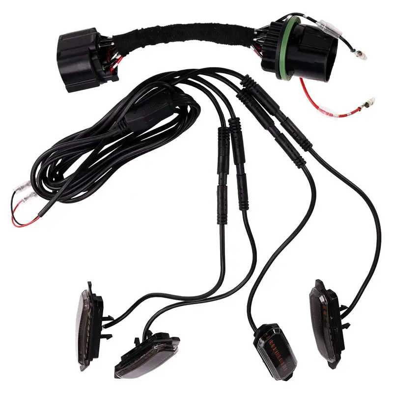 For Great Wall WEY Tank 300 Medium Mesh Light LED Small Yellow Light Front Grille Decorative Light Modification