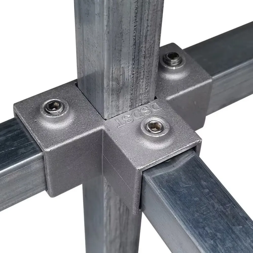 20x20mm Square Tube 25x25mm Aluminum Alloy Aluminum Alloy Elbow Connector Accessories 30mmx30mm Three-way Square