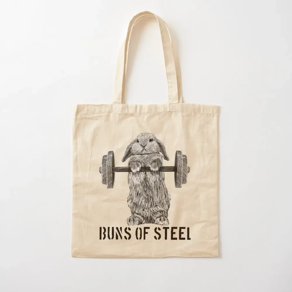 Buns of Steel (Light) Tote Bag Women's handbag Canvas stote bag tote bag university cute pouch
