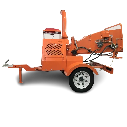 Wood Shredder 25hp V-twin disc Gasoline Machine Tree Branch Shredder environmental mobile Wood Chipper Machine