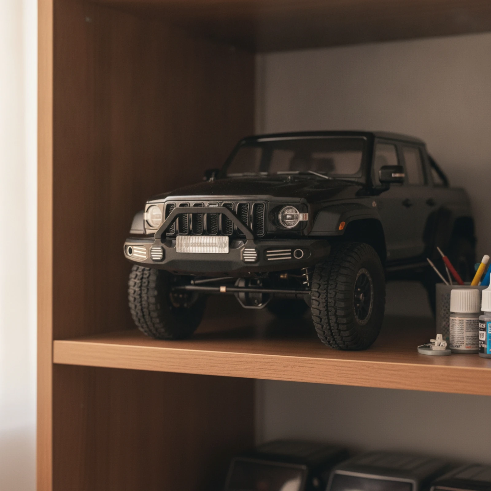 RC Front Bumper Upgrade RC Car Bumper Non-Destructive Long-Lasting for Hobbyists, Scale Builds