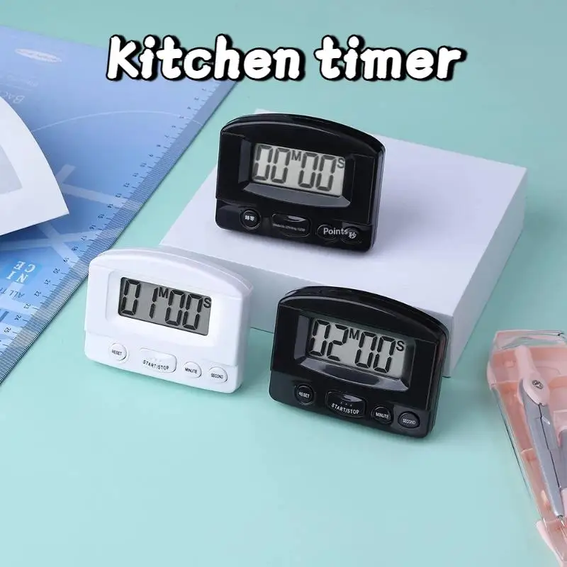 LCD Digital Timer Multifunctional With Simple Buttons For Cooking Baking Study Office Fitness Time Reminder