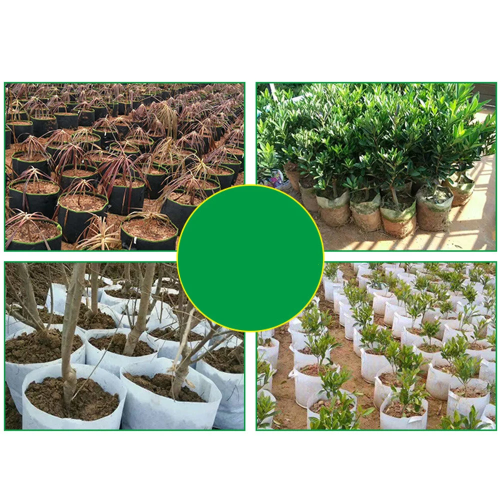 

10pcs Cloth Black Heavy Duty Garden Weeding Ground Cover chard Grass Breathable Design Suppress Weeds Growth Fit