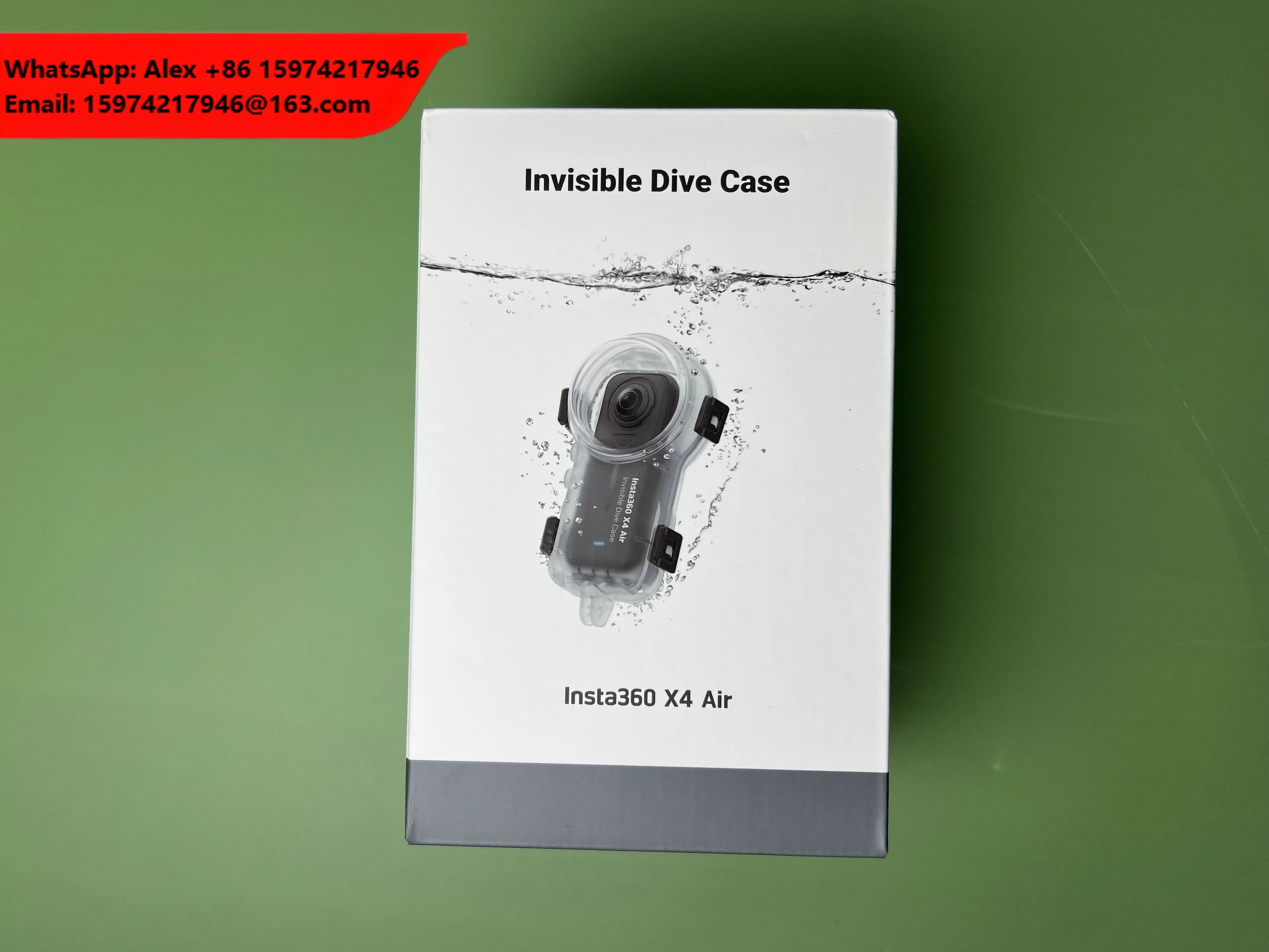 Transparent Camera Diving Case Insta360 X4 Air Invisible Dive Case Waterproof Sealed Case