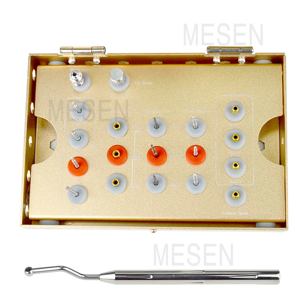 SALE！Dental Implant Removal Kit, Damaged Screw Extractor Set, Universal Implant Prosthetic Kits Dental tool