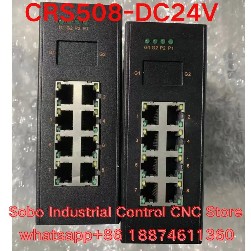 Second-hand Tested OK Ethernet switch CRS508-DC24V  Fast Shipping