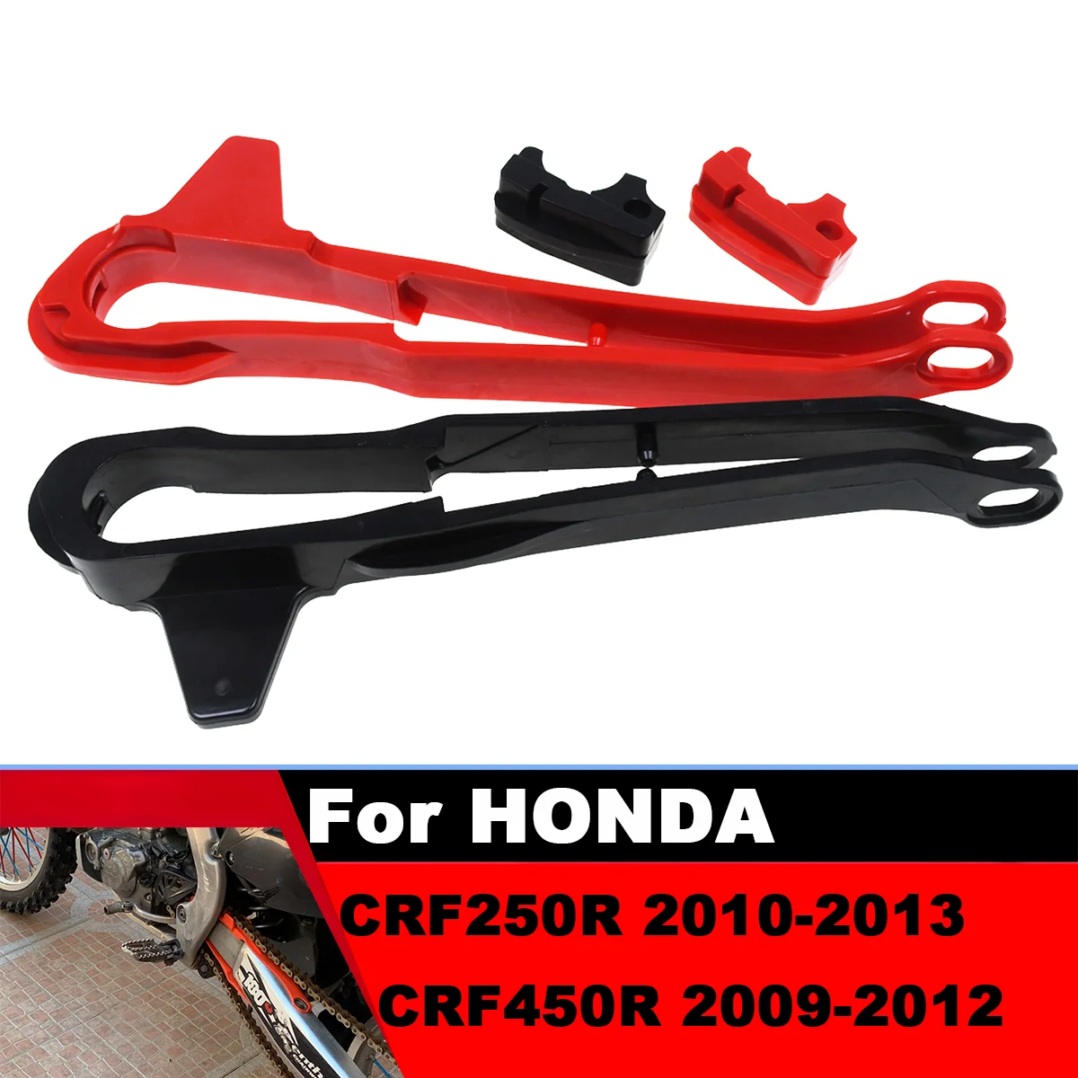

High Quality Plastic Guide Chain Glue Sprocket Slider For HONDA CRF150F CRF230F CRF 150F 230F 150 230 F 2003 2004 2005 2006-2019