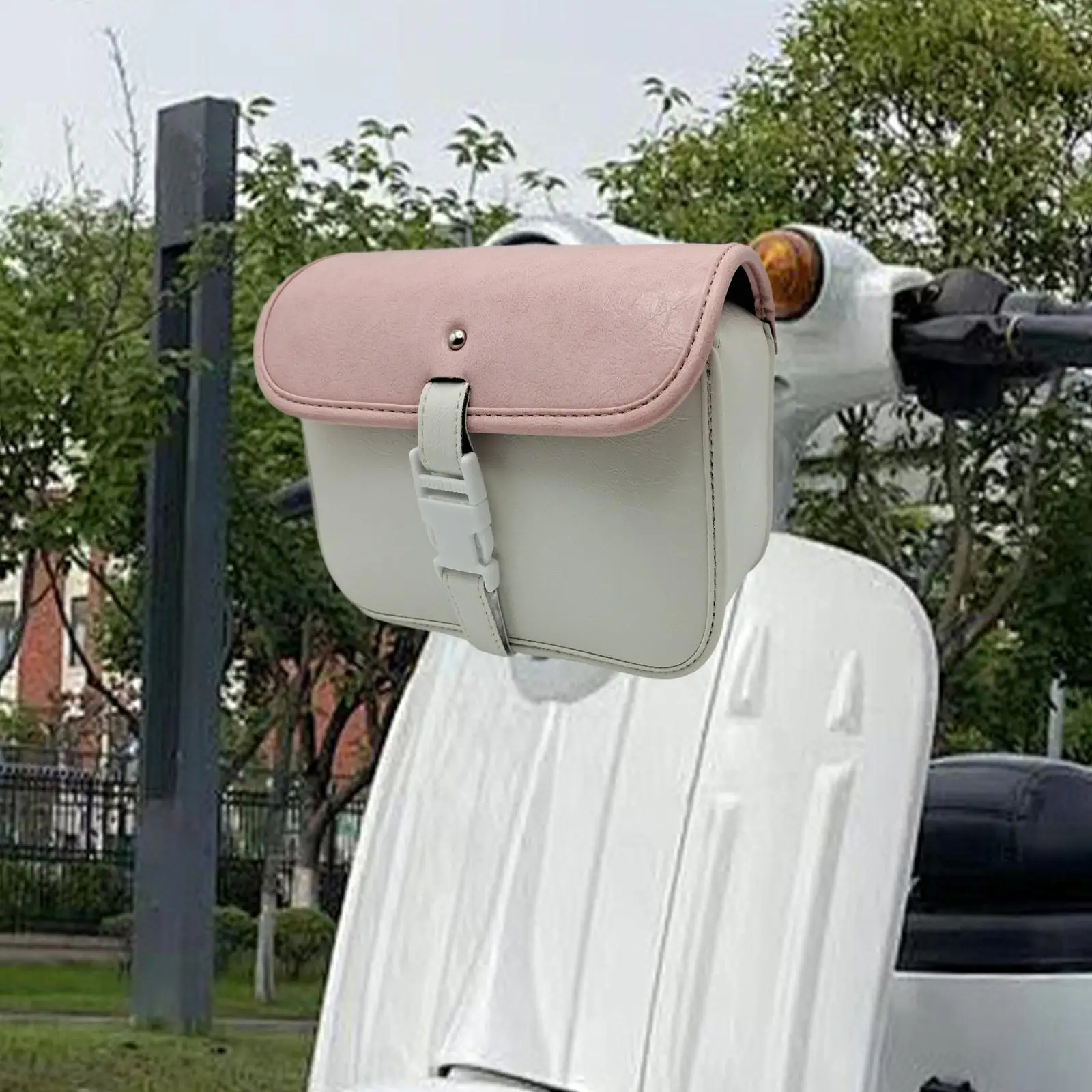 

Bike Front Bag Portable Pouch Water Resistant Electric Scooter Handlebar Bag