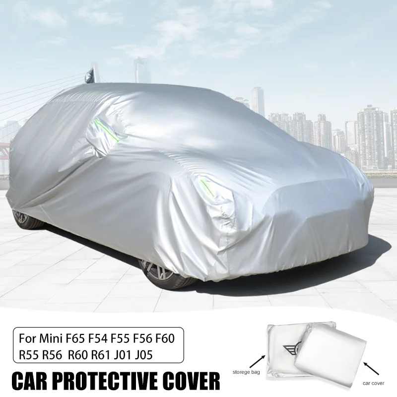 

Car Cover Outdoor Sun UV Snow Waterproof Dust Protection For Mini Cooper R56 R55 R60 F54 F55 F56 F60 F65 J01 J05 Car Accessories