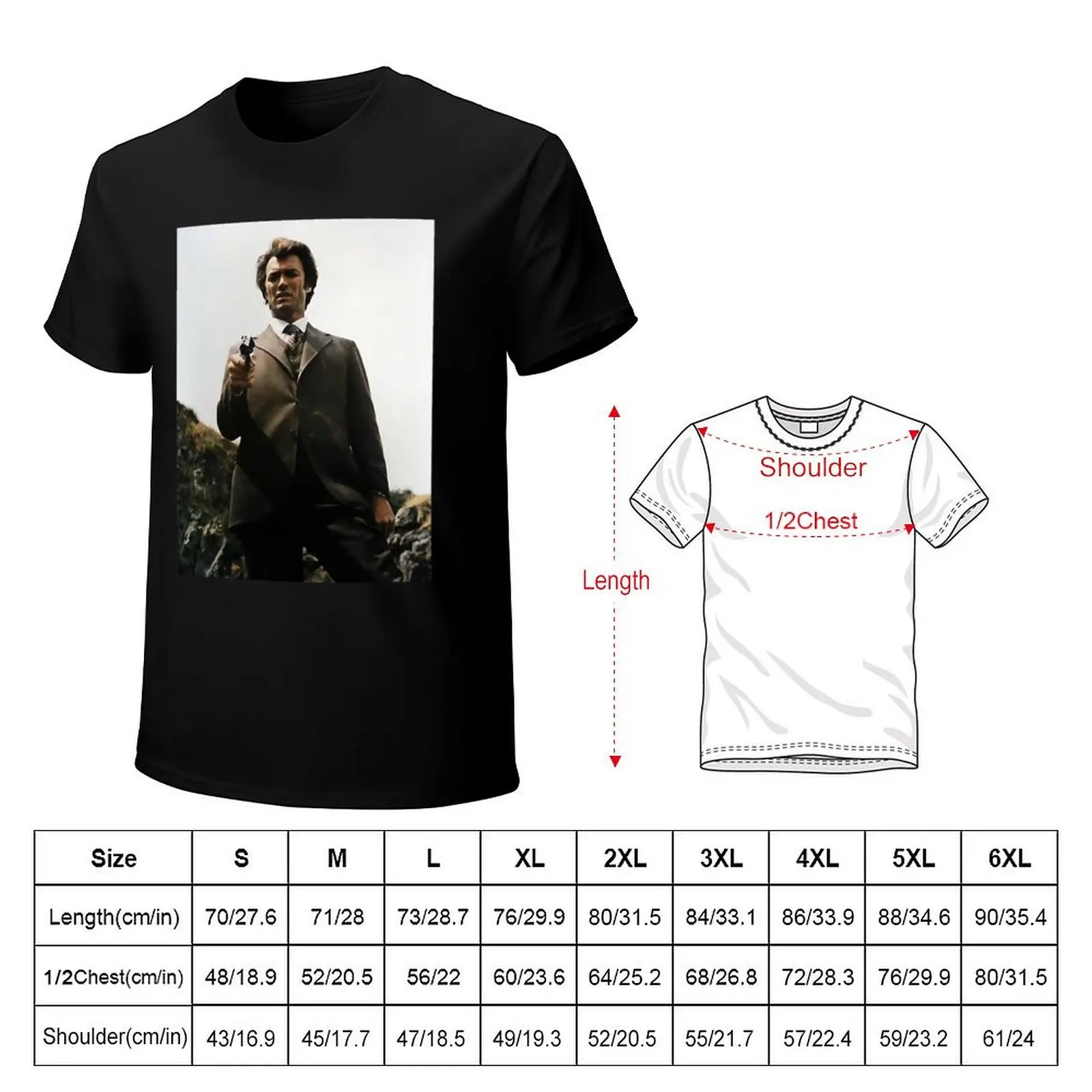 Clint actor Eastwood (4) T-Shirt Abstract Pattern Print Top