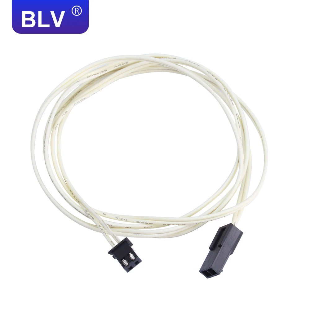 BLV® PT1000 Thermistor Cartridge for 3D printer Volcano/ v6 heater block UPTO 450C PEEK PEI PT100 printing