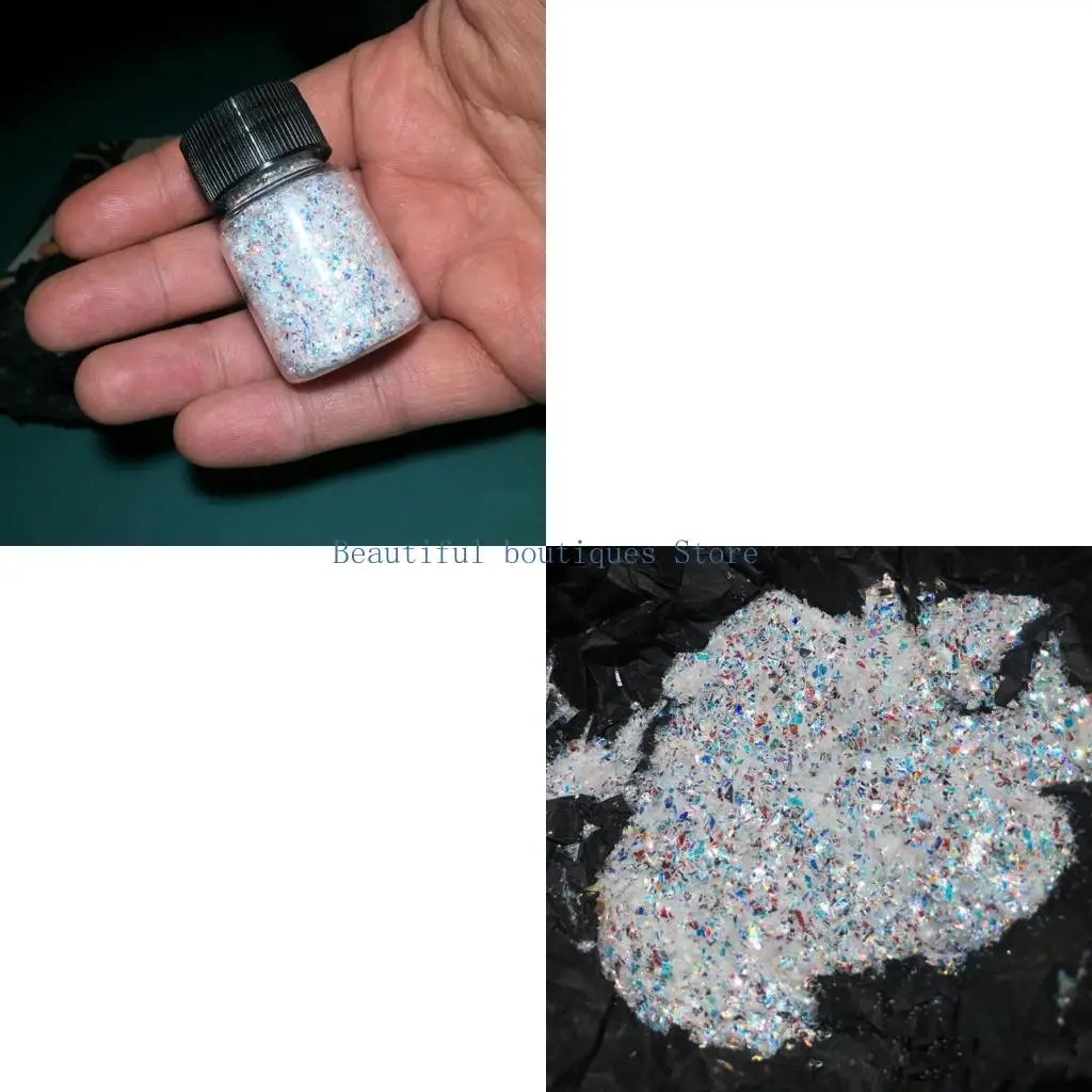 

U4LF полимерный блеск для ногтей для лица, тела, глаз, волос, YunJin, порошок, зеркальный пигмент для дизайна ногтей