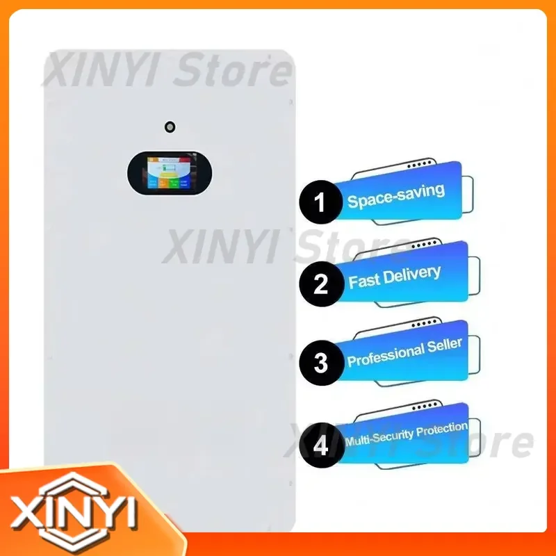 Hybrid Solar Inverter System with 10kWh Battery Storage CAN Communication Port Split Home Grid Connection for Residential Use
